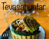Foto del paso 4 de la receta: Ensalada templada de calabacín con soja texturizada 🥒 🫚 🥑 🥗