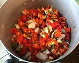 Une image de l'étape 10 de Sauce extra forte aux deux piments,oignons,tomates,gingembre et aromates.