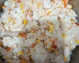 Foto langkah ke 6 dari resep Nasi Jagung Ayam Gurih Magicom.