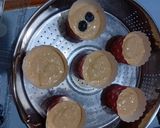 Foto langkah ke 4 dari resep Blueberry Tempe Steamed Muffins.