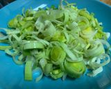 Foto del paso 1 de la receta Quiche de puerros sin nata