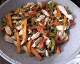 Foto del paso 2 de la receta: Wok de vegetales y pollo