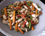 Foto del paso 2 de la receta: Wok de vegetales y pollo