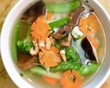 Hình bước làm 2 của món Canh bóng-ngày thường