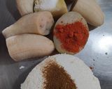 A picture of step 2 of Chhanar Dalna.