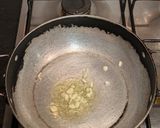 A picture of step 2 of Mexican fried rice.