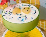 A picture of step 2 of Pinacolada (pineapple 🍷 drink).