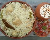 A picture of step 8 of White Chicken Pulao🍲.