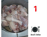 A picture of step 1 of Peppered chicken.