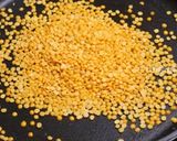 A picture of step 1 of Sambhar powder masala (South Indian recipe).