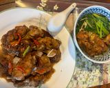 Hình bước làm 4 của món Gà sốt mật ong (chicken with honey sauce)