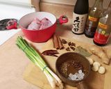 A picture of step 1 of Chinese Braised Beef Shank (酱牛肉).