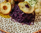 Töltött, narancsos kacsacomb recept fázis 4 fotója