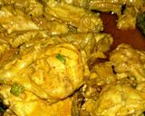 A picture of step 7 of Dhania Chicken.