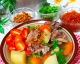 Foto langkah ke 5 dari resep Sop Iga Sapi Bening Dengan Bumbu Spesial.