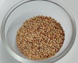 A picture of step 1 of Kollu parupu (Horse gram).