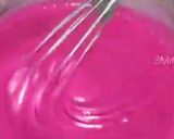 A picture of step 2 of Rose Milk Cake.