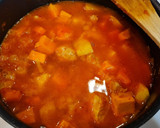 Foto del paso 4 de la receta: Magro de cerdo al curry con boniato y patata