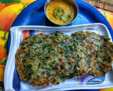 முருங்கைக்கீரை கோதுமை மாவு அடை ரெசிபி ஸ்டேப் 12 புகைப்படம்