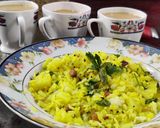 A picture of step 6 of POHA Kanda/Aloo Lockdown recipe (Tea Time Snack).
