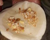 A picture of step 3 of Surprise bite (Maida/dry fruits).
