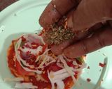 இதய வடிவு பிஸ்ஸா(heart shape pizza recipe in tamil) ரெசிபி ஸ்டேப் 5 புகைப்படம்
