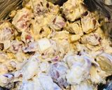 A picture of step 6 of Red Onion 🧅 Potato 🥔 Salad 🥗.