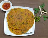 A picture of step 4 of GreenGarlic Methi Thepla.