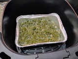 Tortilla de acelga en freidora de aire