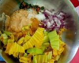 মসুর ডালবাটা দিয়ে কুমড়া ফুলের বড়া (masoor dal bata diye kumro fuler bora recipe in Bengali) রেসিপির ধাপ 2 ছবি