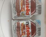 A picture of step 1 of Nutella banana Swiss rolls.