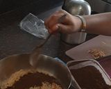 A picture of step 2 of Chocolate balls made by my son.