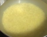 A picture of step 2 of Thinai Pongal: (Foxtail Millets).