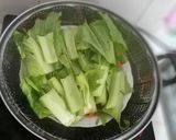 Hình bước làm 10 của món Gà hấp cải bẹ xanh