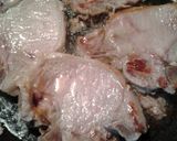 A picture of step 2 of Super simple pan chops.