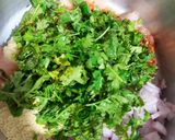 A picture of step 1 of Chicken seekh korma.