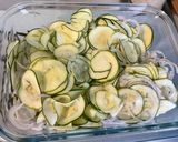 Une image de l'étape 5 de Flan de courgettes au bœuf, oignon de roscoff et romarin.