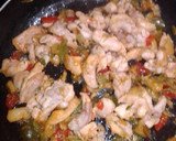 Foto del paso 3 de la receta: Tortitas de harina de espelta con pollo y verduras