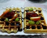 A picture of step 7 of Waffles recipe /how to make perfect waffles.