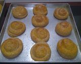 Foto langkah ke 5 dari resep Burger bun roti gandum.