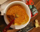 A picture of step 2 of Homemade cauliflower curry. (Aloo gobi).