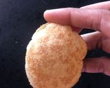 A picture of step 7 of Puri for panipuri.