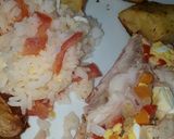 Foto del paso 5 de la receta: Pollo Relleno Con Papas Al Horno😋