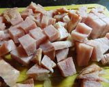 Foto del paso 5 de la receta: Pollo con panceta en cubos (al disco)