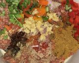 A picture of step 2 of Silky mashed potatoes with sweet and sour meatballs.