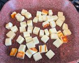 A picture of step 4 of Watermelon and Grilled Tofu and Peach Salad:.
