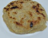 Foto del paso 7 de la receta: Arepa🫓de maíz🌽peto con relleno🥓hawaiano🧀🍍🥯