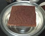 A picture of step 10 of New Year chocolate Cake 2023.