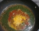 A picture of step 2 of Palak paneer.