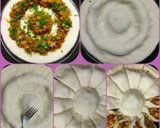 A picture of step 5 of Chana and Paneer stuffed whole wheat bread.